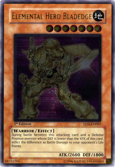 Elemental Hero Bladedge [EEN-EN007] Ultimate Rare | Gear Gaming Fayetteville