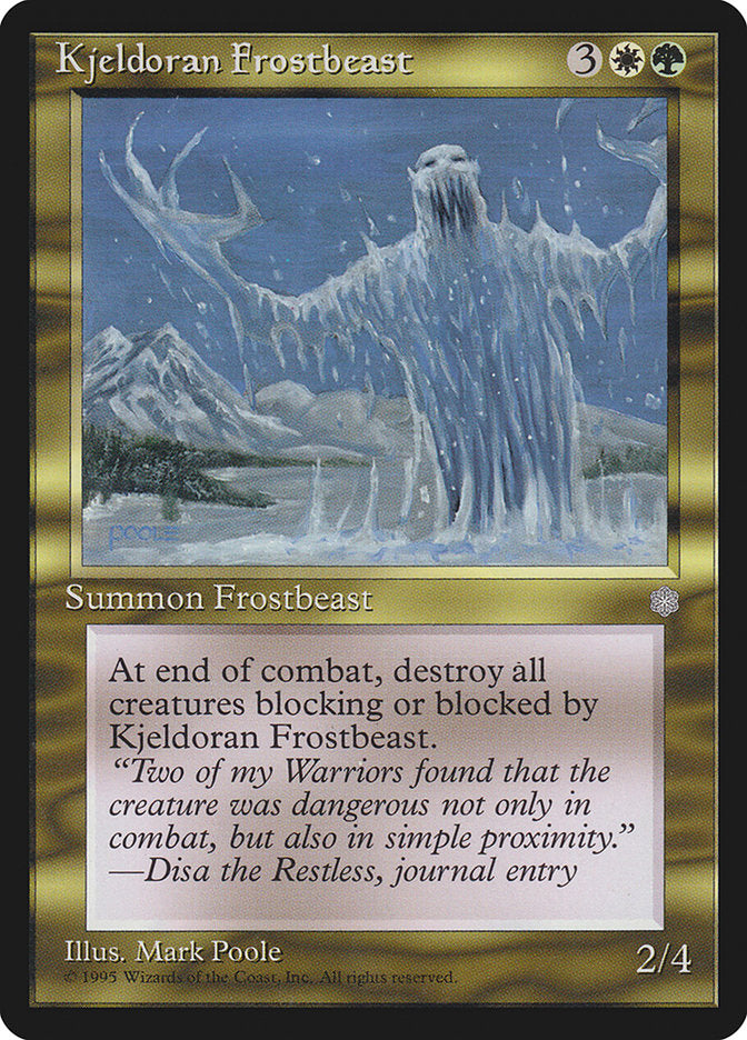 Kjeldoran Frostbeast [Ice Age] | Gear Gaming Fayetteville