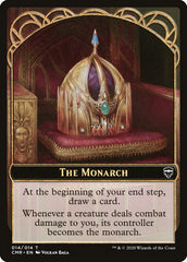 The Monarch // Spirit Double-Sided Token [Commander Legends Tokens] | Gear Gaming Fayetteville