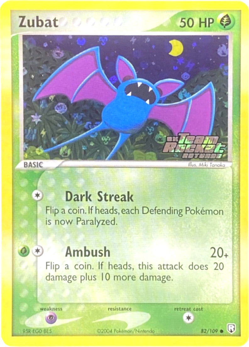 Zubat (82/109) (Stamped) [EX: Team Rocket Returns] | Gear Gaming Fayetteville