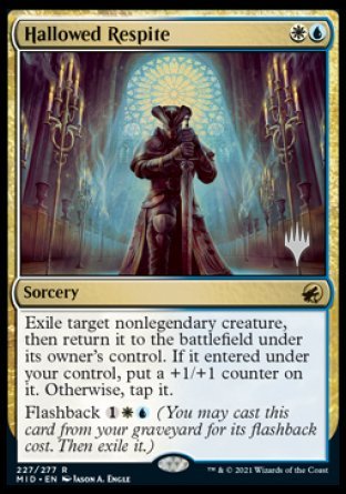 Hallowed Respite (Promo Pack) [Innistrad: Midnight Hunt Promos] | Gear Gaming Fayetteville