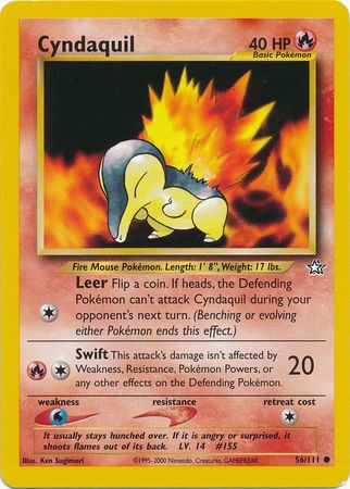 Cyndaquil (56/111) [Neo Genesis Unlimited] | Gear Gaming Fayetteville