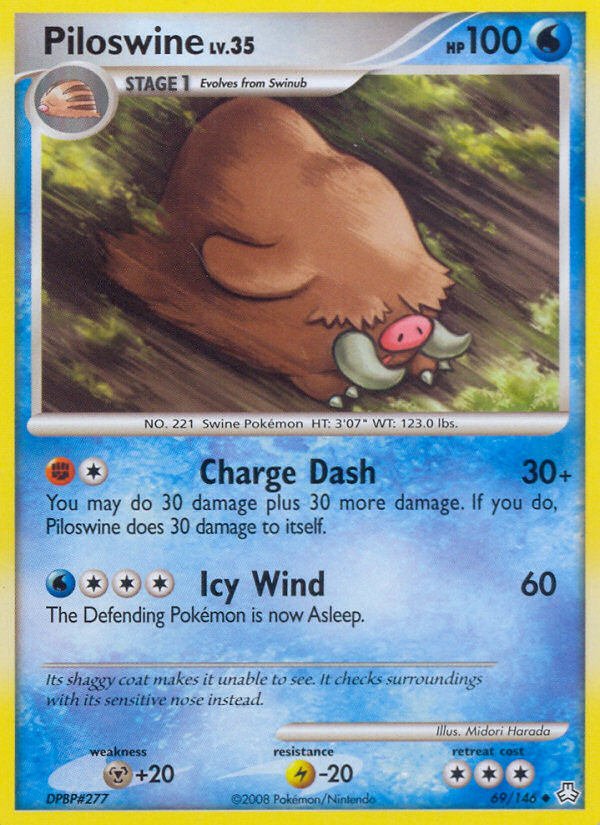 Piloswine (69/146) [Diamond & Pearl: Legends Awakened] | Gear Gaming Fayetteville