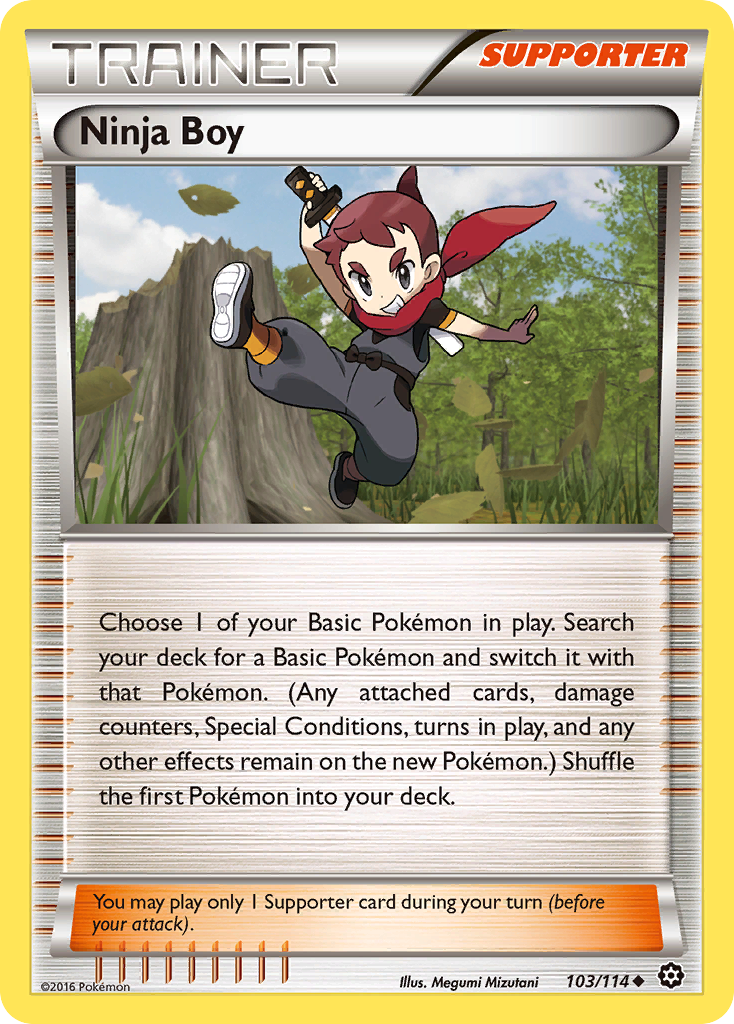 Ninja Boy (103/114) [XY: Steam Siege] | Gear Gaming Fayetteville