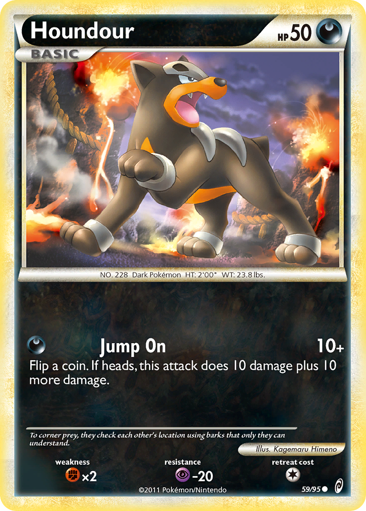 Houndour (59/95) [HeartGold & SoulSilver: Call of Legends] | Gear Gaming Fayetteville