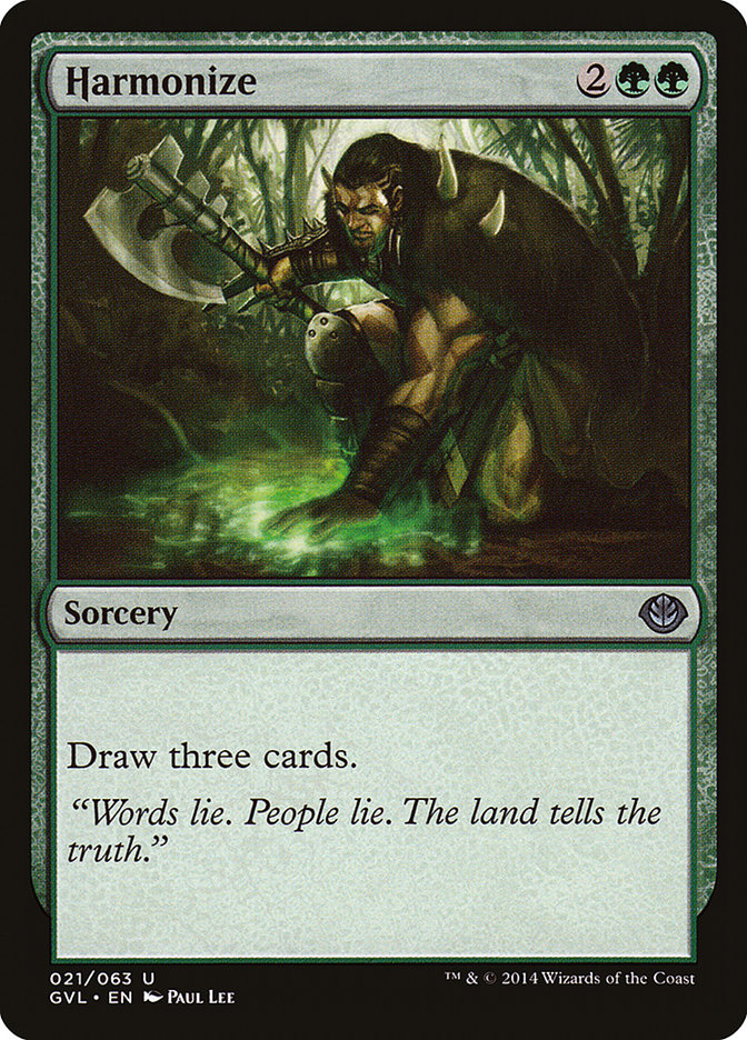 Harmonize (Garruk vs. Liliana) [Duel Decks Anthology] | Gear Gaming Fayetteville