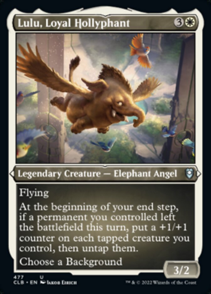 Lulu, Loyal Hollyphant (Foil Etched) [Commander Legends: Battle for Baldur's Gate] | Gear Gaming Fayetteville