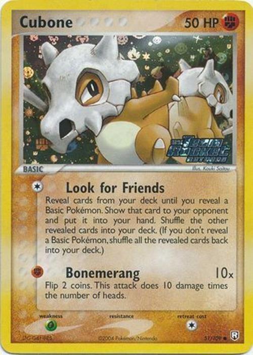 Cubone (51/109) (Stamped) [EX: Team Rocket Returns] | Gear Gaming Fayetteville