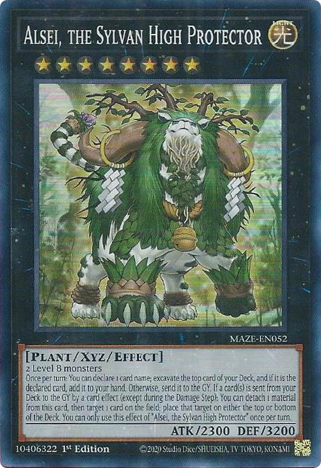 Alsei, the Sylvan High Protector [MAZE-EN052] Super Rare | Gear Gaming Fayetteville