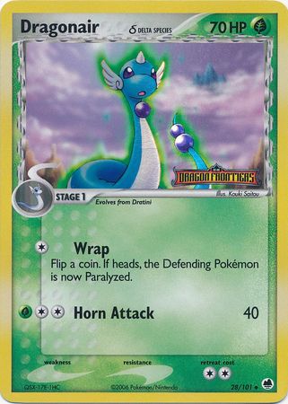 Dragonair (28/101) (Delta Species) (Stamped) [EX: Dragon Frontiers] | Gear Gaming Fayetteville