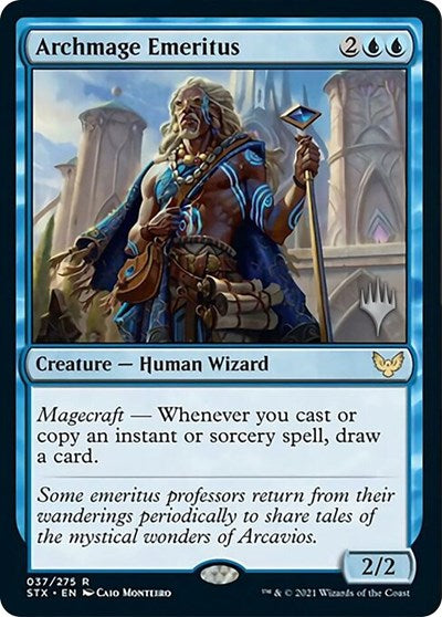 Archmage Emeritus (Promo Pack) [Strixhaven: School of Mages Promos] | Gear Gaming Fayetteville