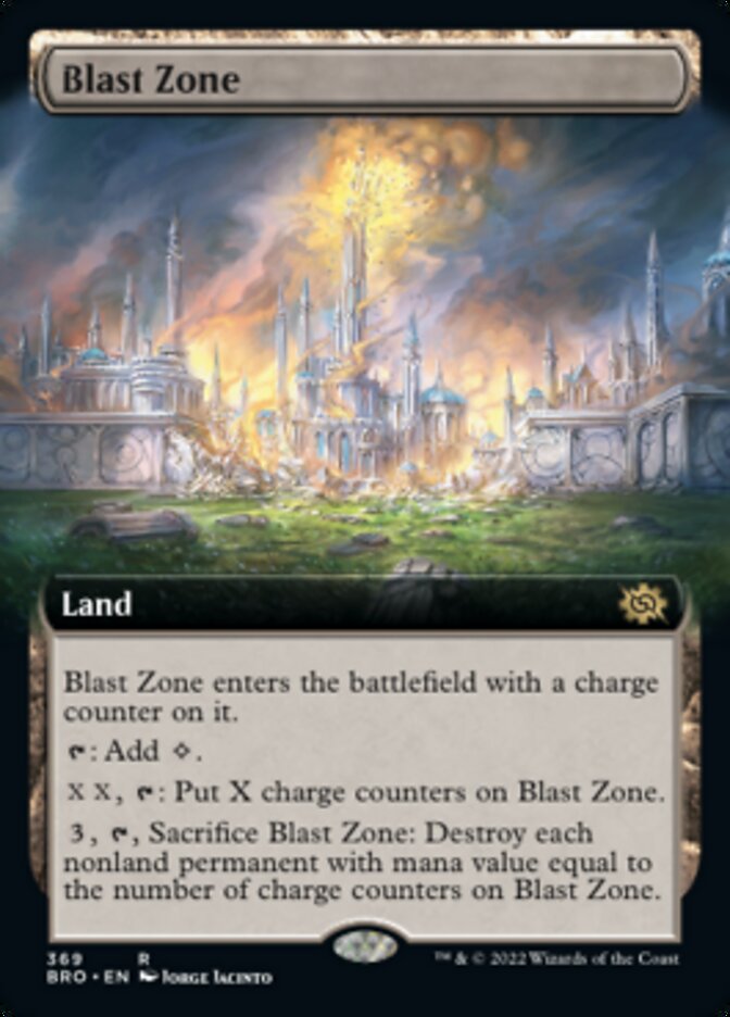 Blast Zone (Extended Art) [The Brothers' War] | Gear Gaming Fayetteville