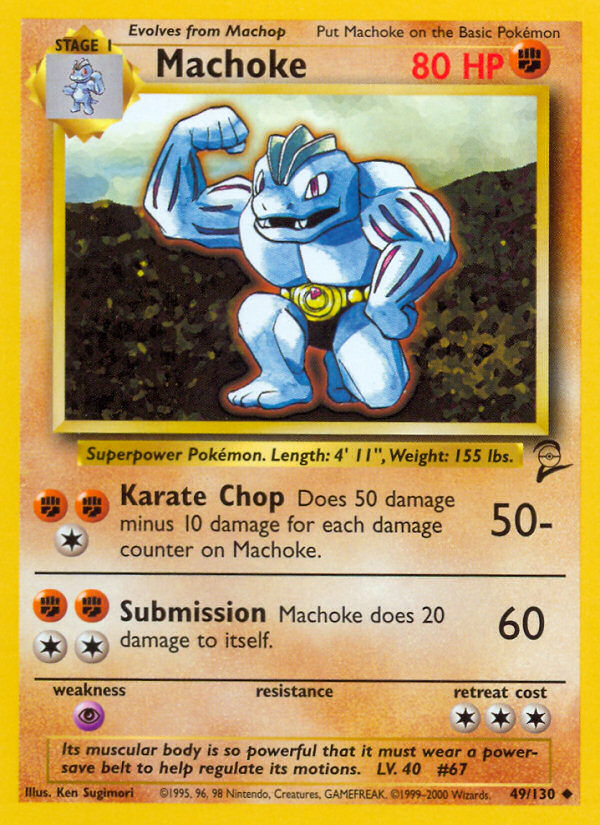 Machoke (49/130) [Base Set 2] | Gear Gaming Fayetteville