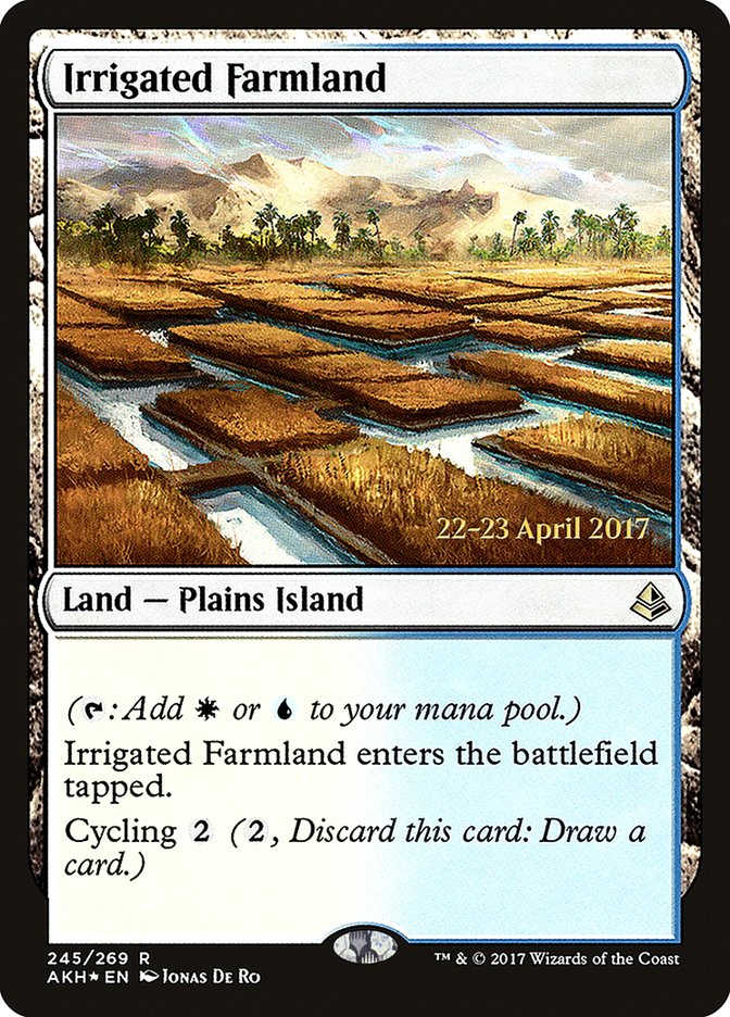 Irrigated Farmland [Amonkhet Prerelease Promos] | Gear Gaming Fayetteville