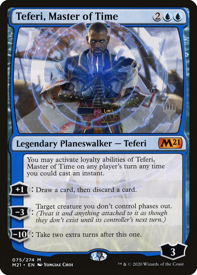 Teferi, Master of Time (Promo Pack) (75) [Core Set 2021 Promos] | Gear Gaming Fayetteville