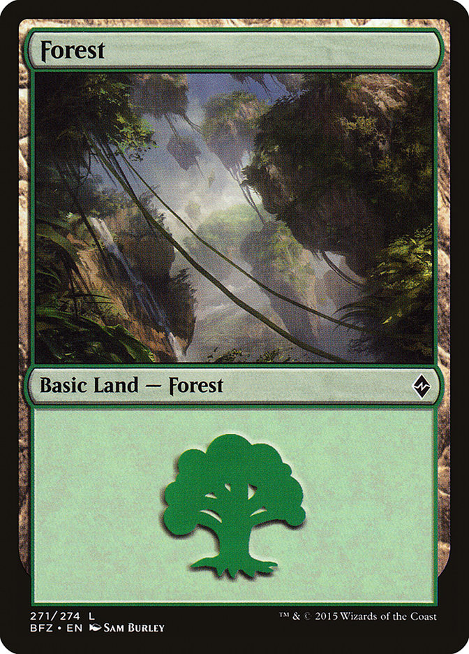 Forest (271) [Battle for Zendikar] | Gear Gaming Fayetteville