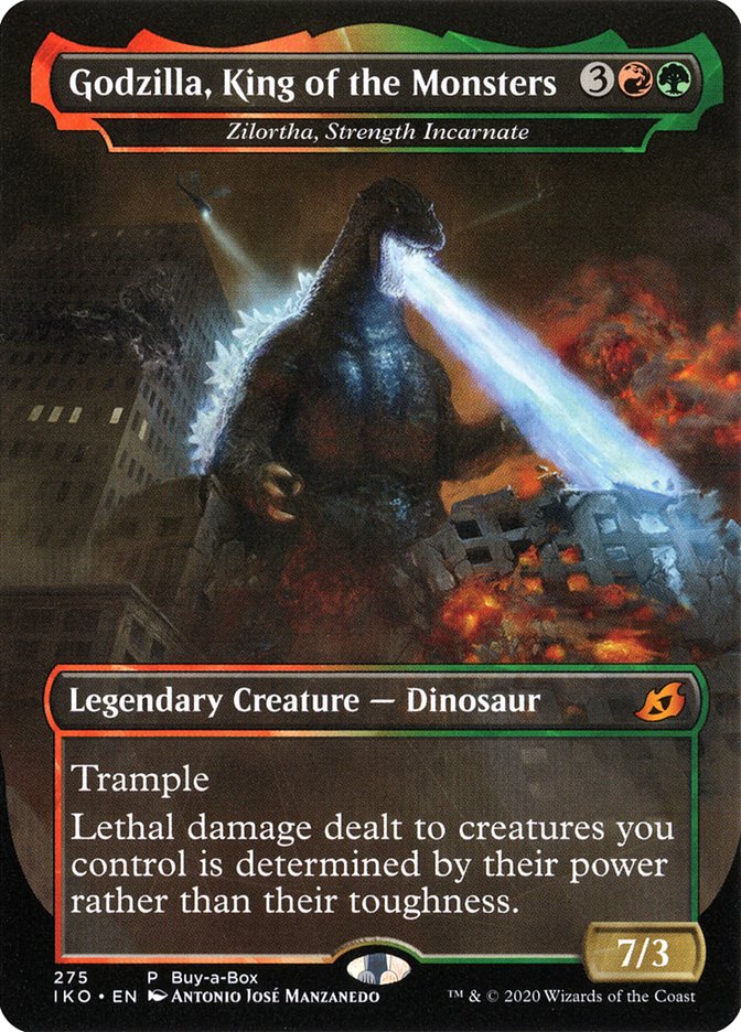 Zilortha, Strength Incarnate - Godzilla, King of the Monsters (Buy-A-Box) [Ikoria: Lair of Behemoths Promos] | Gear Gaming Fayetteville