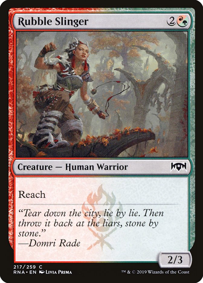 Rubble Slinger [Ravnica Allegiance] | Gear Gaming Fayetteville