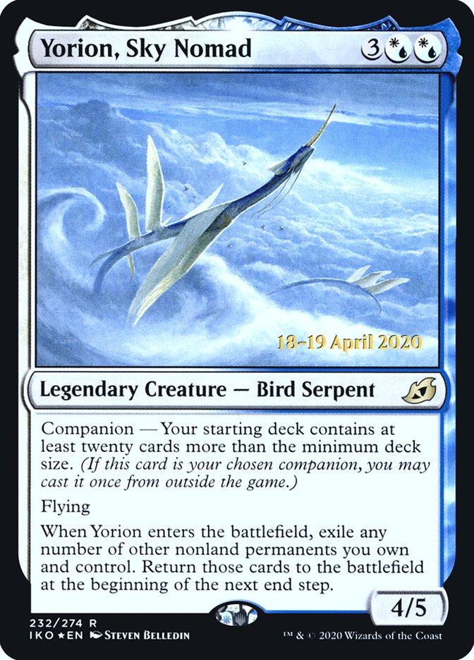 Yorion, Sky Nomad [Ikoria: Lair of Behemoths Prerelease Promos] | Gear Gaming Fayetteville