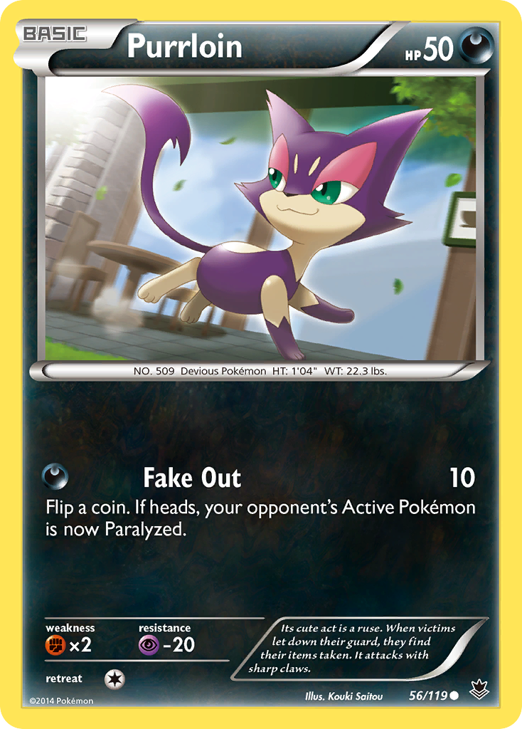 Purrloin (56/119) [XY: Phantom Forces] | Gear Gaming Fayetteville