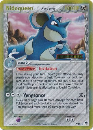 Nidoqueen (7/101) (Delta Species) (Stamped) [EX: Dragon Frontiers] | Gear Gaming Fayetteville