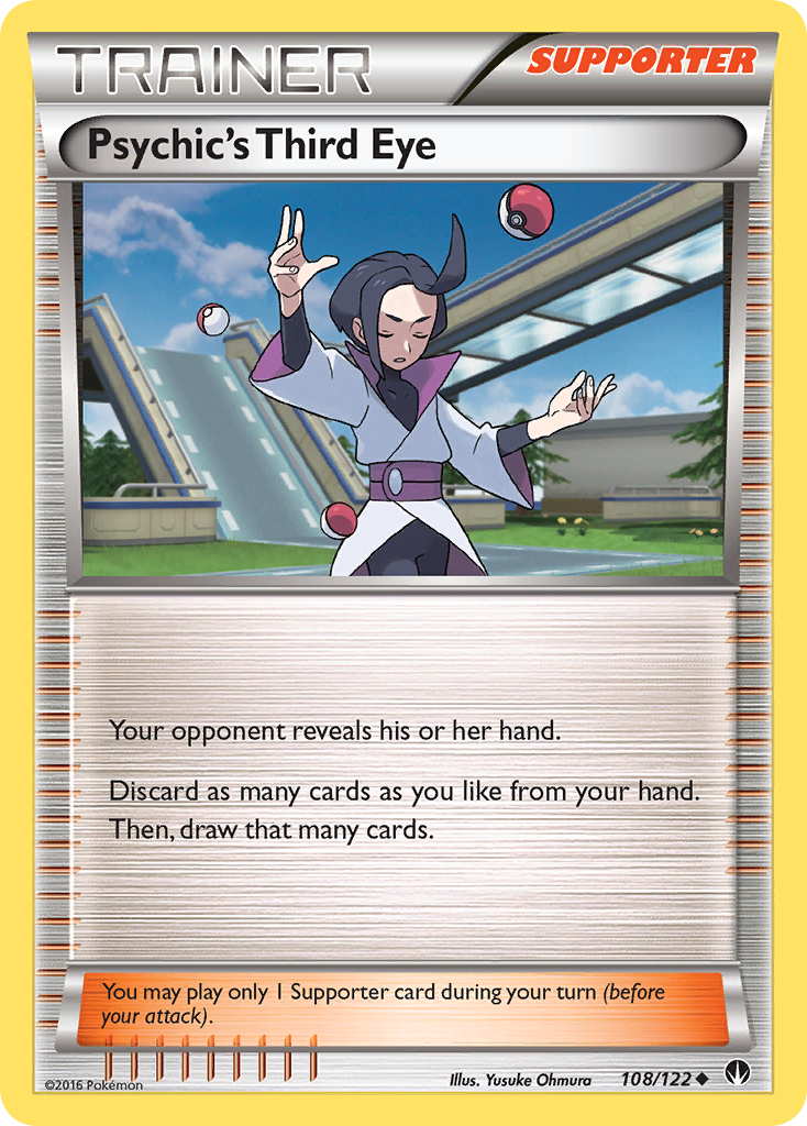 Psychic's Third Eye (108/122) [XY: BREAKpoint] | Gear Gaming Fayetteville