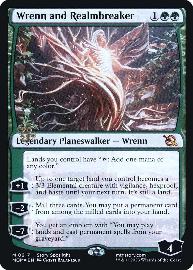 Wrenn and Realmbreaker [March of the Machine Prerelease Promos] | Gear Gaming Fayetteville