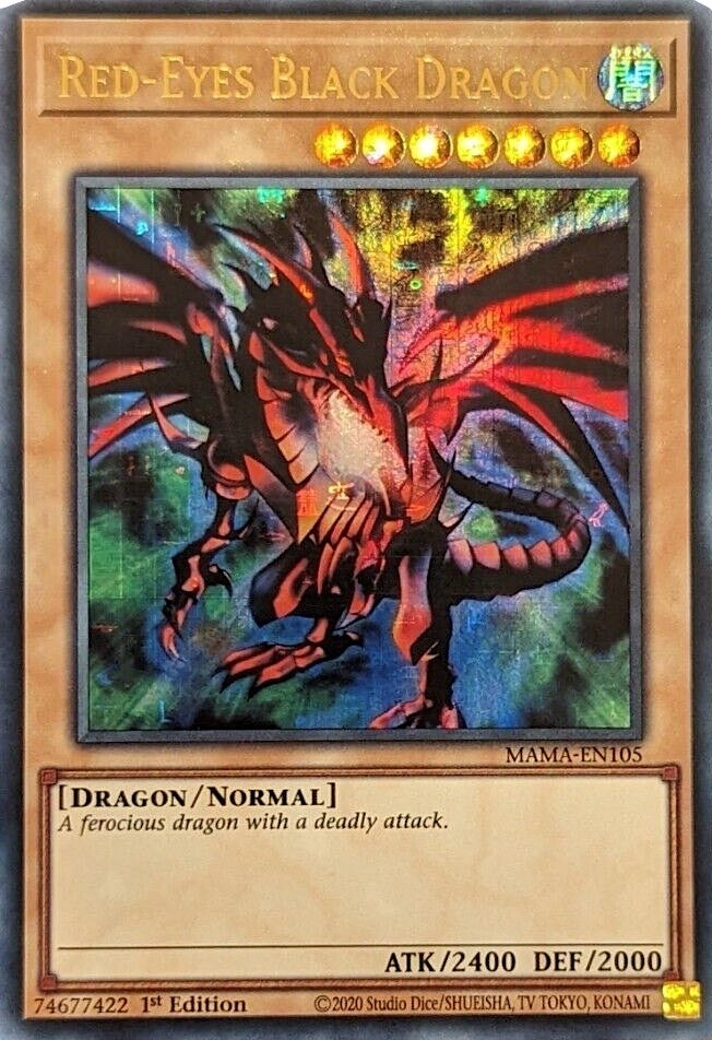 Red-Eyes Black Dragon [MAMA-EN105] Ultra Pharaoh's Rare | Gear Gaming Fayetteville