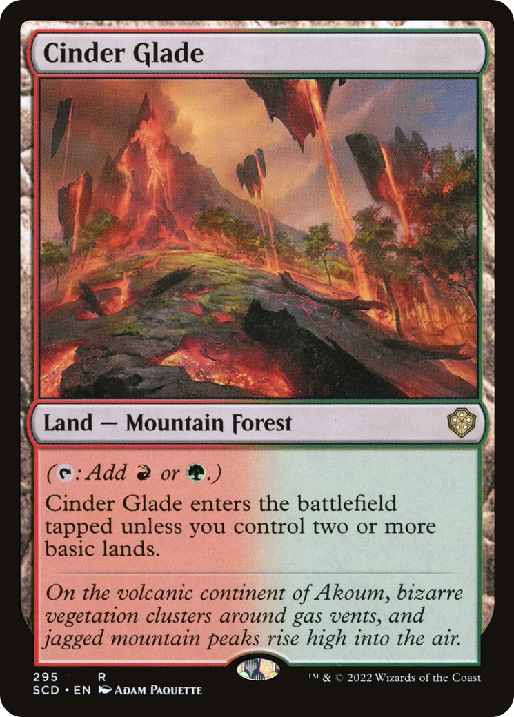 Cinder Glade [Starter Commander Decks] | Gear Gaming Fayetteville