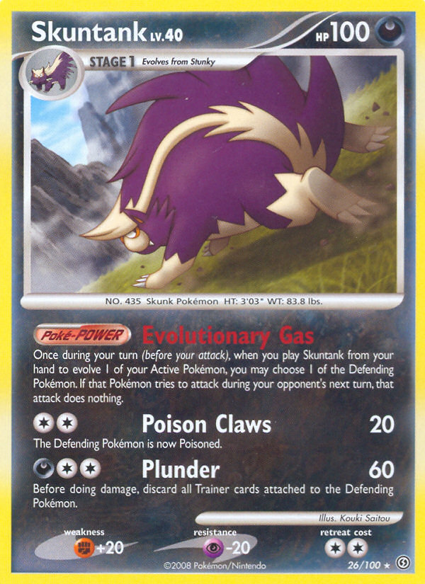 Skuntank (26/100) [Diamond & Pearl: Stormfront] | Gear Gaming Fayetteville