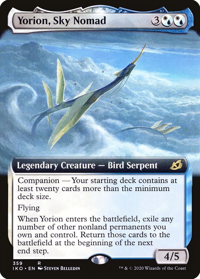 Yorion, Sky Nomad (Extended Art) [Ikoria: Lair of Behemoths] | Gear Gaming Fayetteville