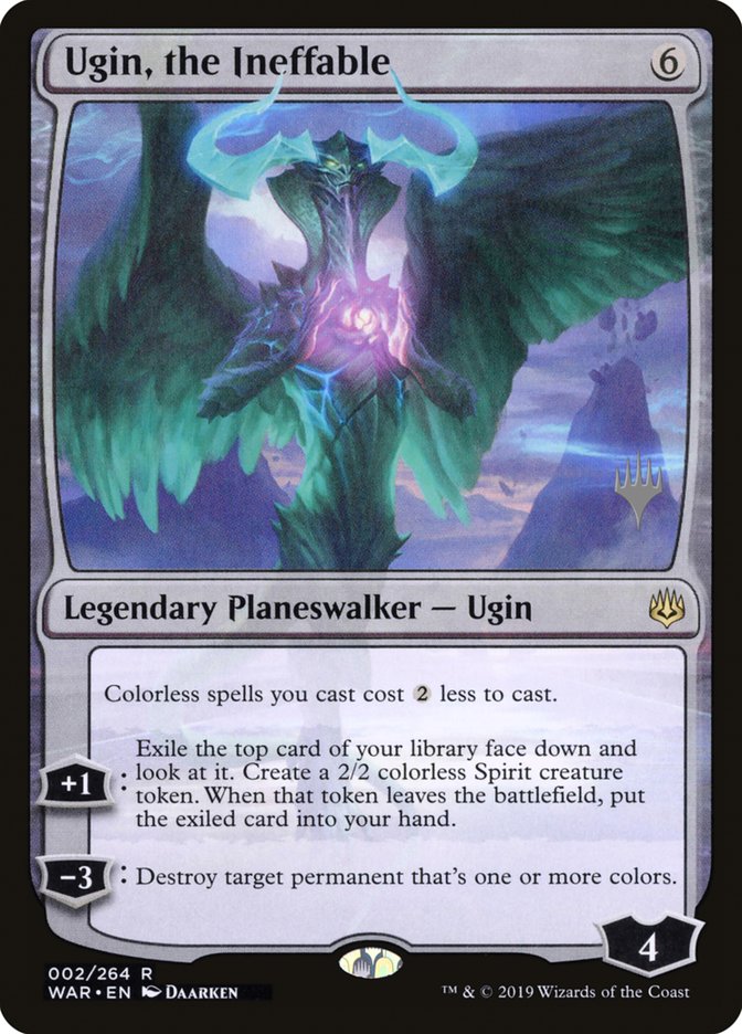 Ugin, the Ineffable (Promo Pack) [War of the Spark Promos] | Gear Gaming Fayetteville