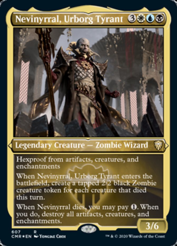 Nevinyrral, Urborg Tyrant (Etched) [Commander Legends] | Gear Gaming Fayetteville