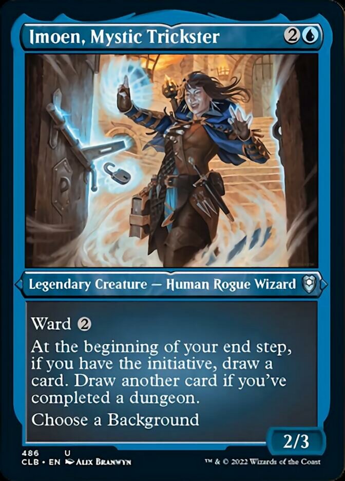 Imoen, Mystic Trickster (Foil Etched) [Commander Legends: Battle for Baldur's Gate] | Gear Gaming Fayetteville