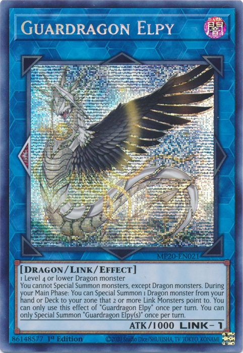 Guardragon Elpy [MP20-EN021] Prismatic Secret Rare | Gear Gaming Fayetteville