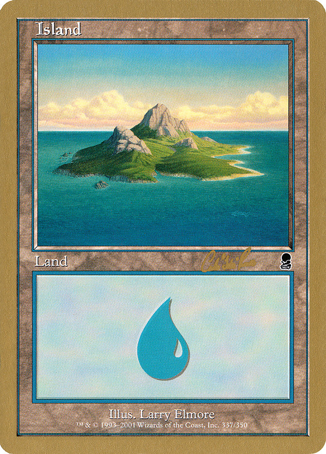 Island (cr337a) (Carlos Romao) [World Championship Decks 2002] | Gear Gaming Fayetteville