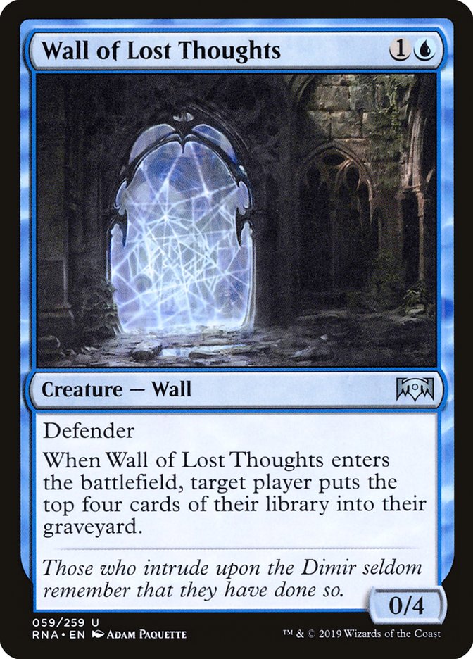 Wall of Lost Thoughts [Ravnica Allegiance] | Gear Gaming Fayetteville