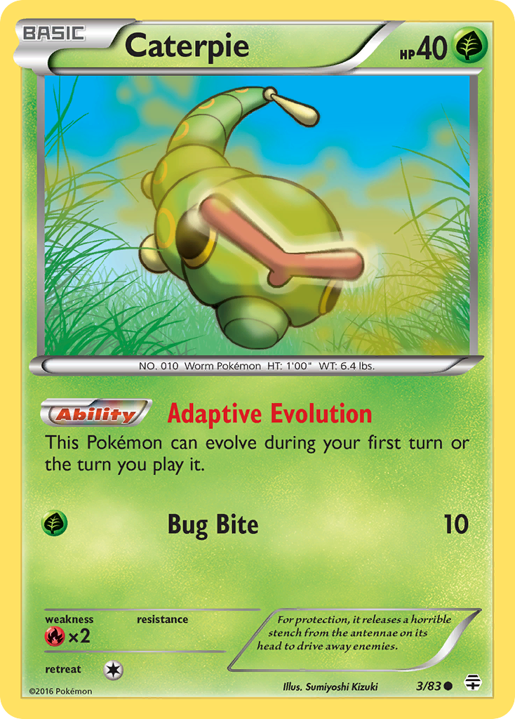 Caterpie (3/83) [XY: Generations] | Gear Gaming Fayetteville