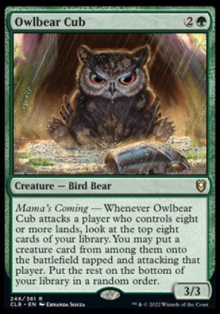 Owlbear Cub [Commander Legends: Battle for Baldur's Gate] | Gear Gaming Fayetteville