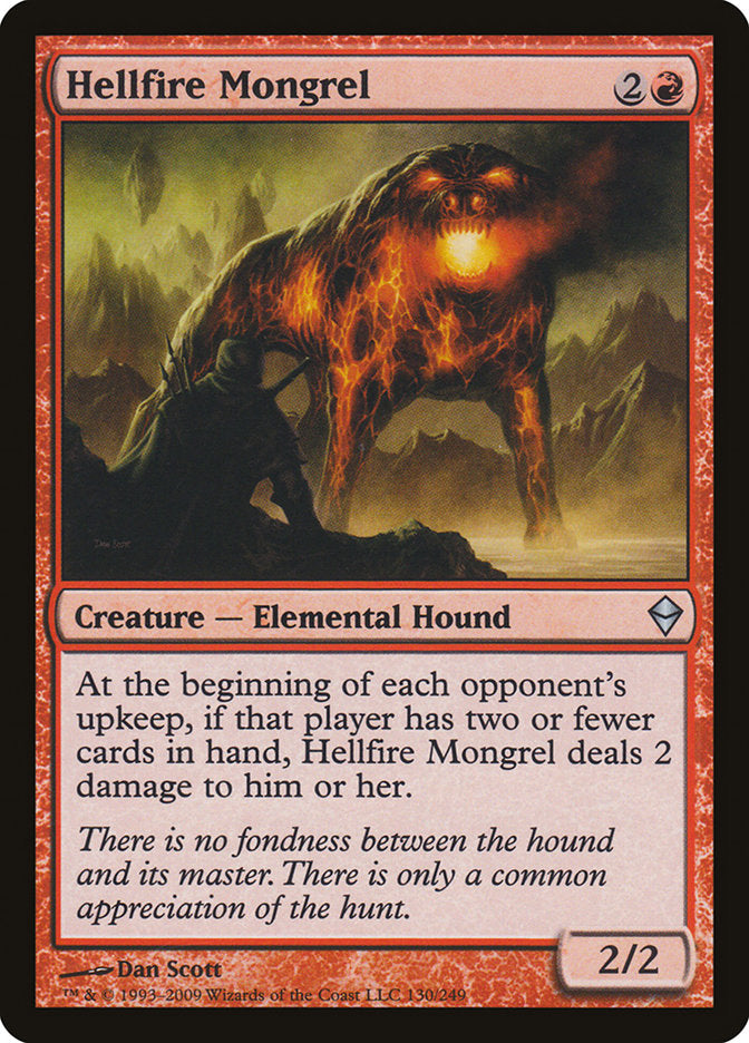 Hellfire Mongrel [Zendikar] | Gear Gaming Fayetteville