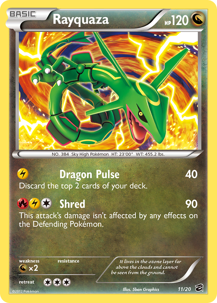 Rayquaza (11/20) [Black & White: Dragon Vault] | Gear Gaming Fayetteville
