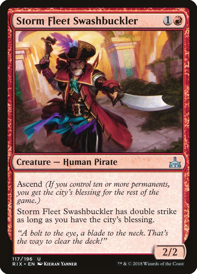 Storm Fleet Swashbuckler [Rivals of Ixalan] | Gear Gaming Fayetteville