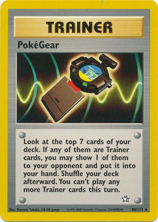 PokeGear (88/111) [Neo Genesis Unlimited] | Gear Gaming Fayetteville