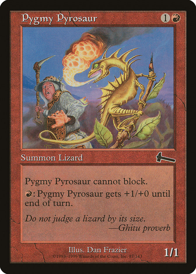 Pygmy Pyrosaur [Urza's Legacy] | Gear Gaming Fayetteville