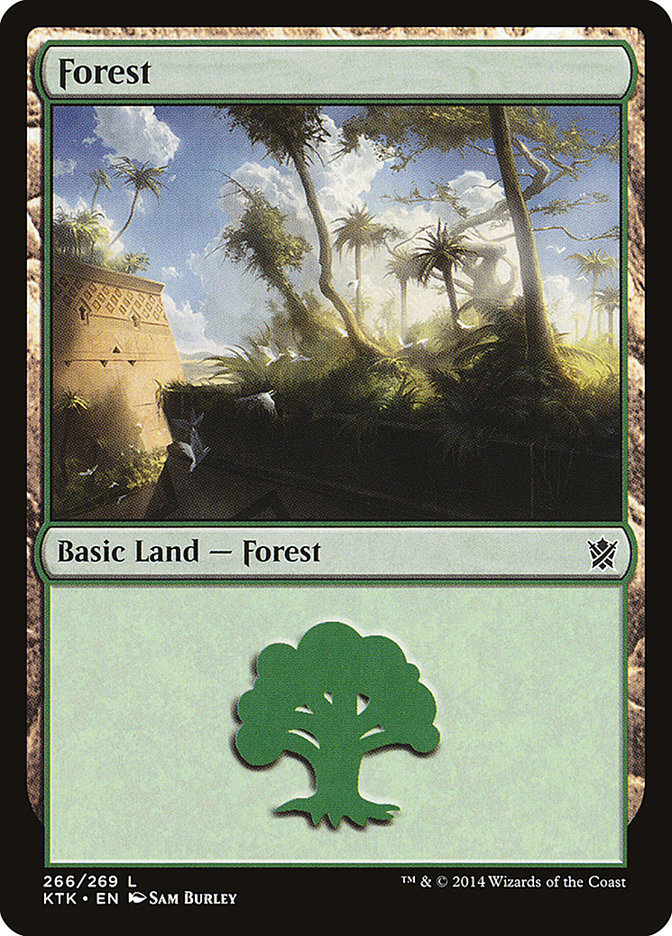 Forest (266) [Khans of Tarkir] | Gear Gaming Fayetteville