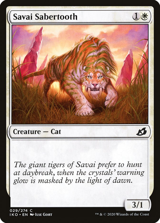 Savai Sabertooth [Ikoria: Lair of Behemoths] | Gear Gaming Fayetteville