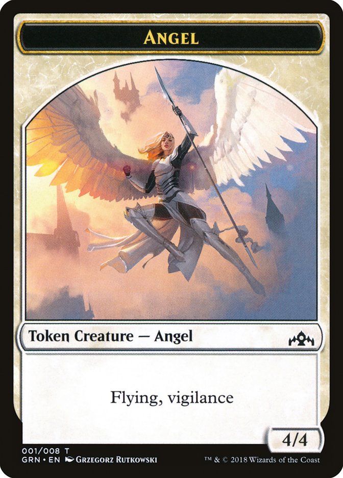 Angel Token [Guilds of Ravnica Tokens] | Gear Gaming Fayetteville