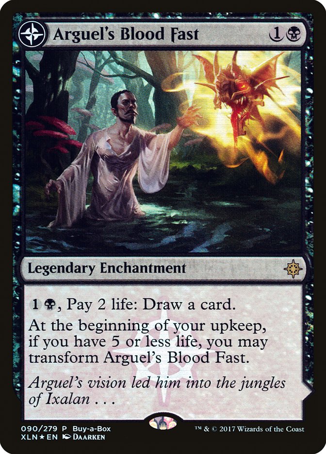 Arguel's Blood Fast // Temple of Aclazotz (Buy-A-Box) [Ixalan Treasure Chest] | Gear Gaming Fayetteville