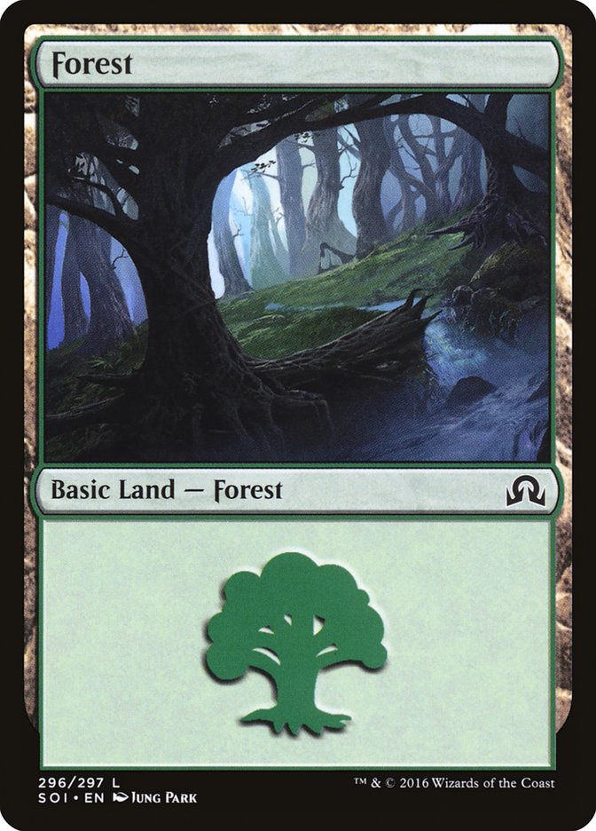 Forest (296) [Shadows over Innistrad] | Gear Gaming Fayetteville