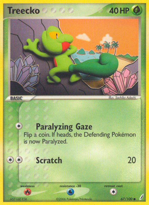 Treecko (67/100) [EX: Crystal Guardians] | Gear Gaming Fayetteville